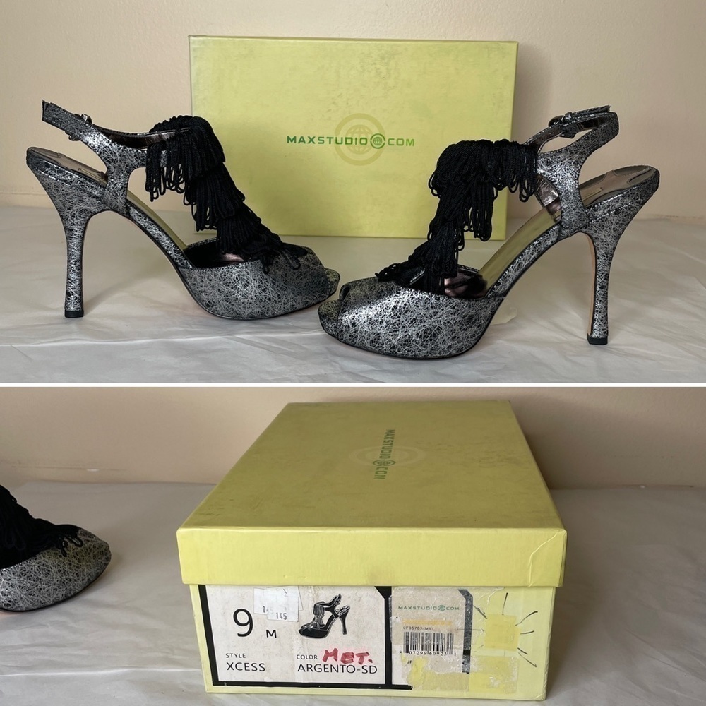 Max Studio Xcess Fringe Heels - Picture 8 of 16